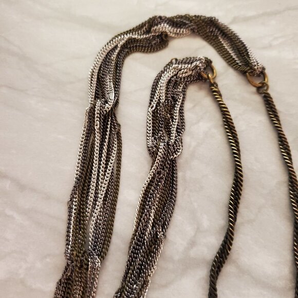 💖 Talbots Multi Chain Necklace 💖 - Picture 3 of 8